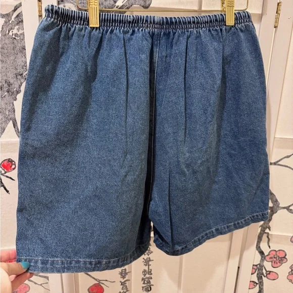 American apparel elastic denim shorts - Picture 3 of 3
